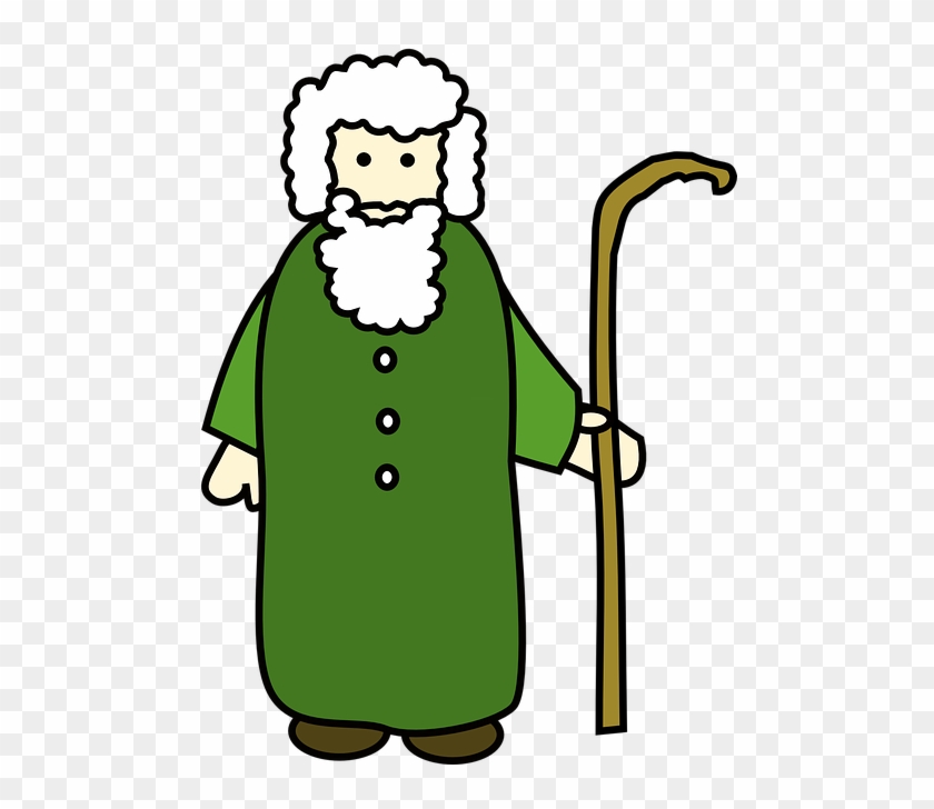 Shepherd, People, Man, Nature, Stick, Old, Grandpa - Shepherd Clip Art - Png Download #1949161