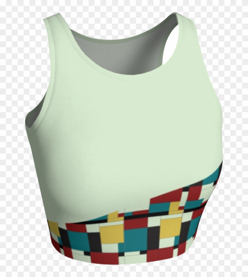 Athletic Crop Tops Clipart