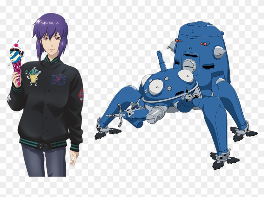 The Front Of The Motoko T-shirts Will Feature The Logos - Ghost In The Shell Inspired Clothes Clipart