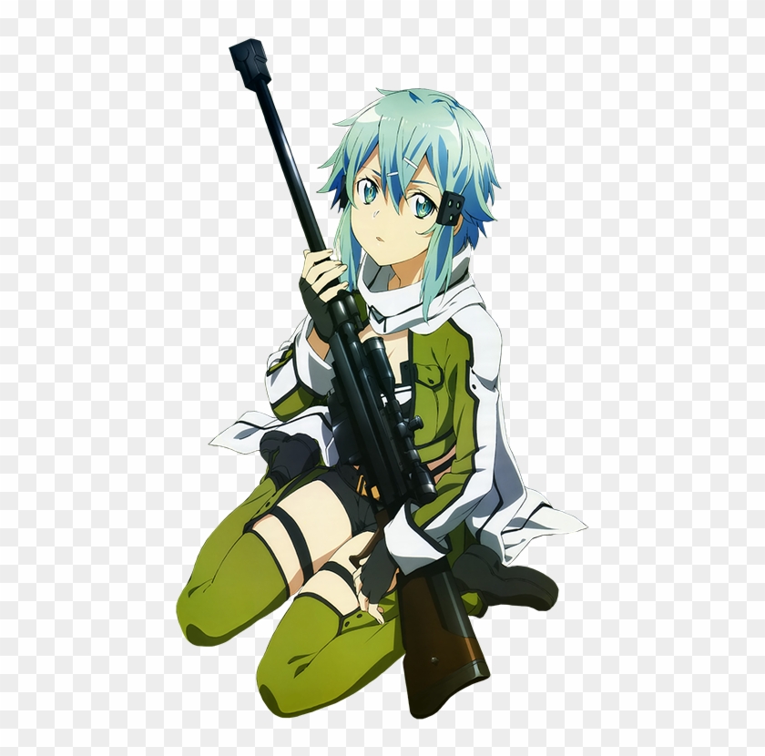 Transparent Sword Art Online Asada Shino Sinon - Sword Art Online Sinon Transparent Clipart #1949871