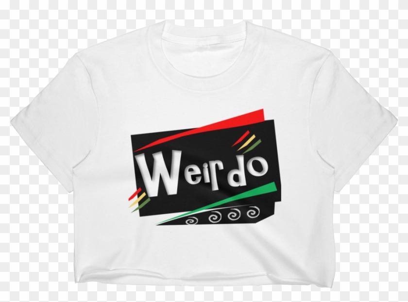 Weirdo Fitted Crop Top Clipart