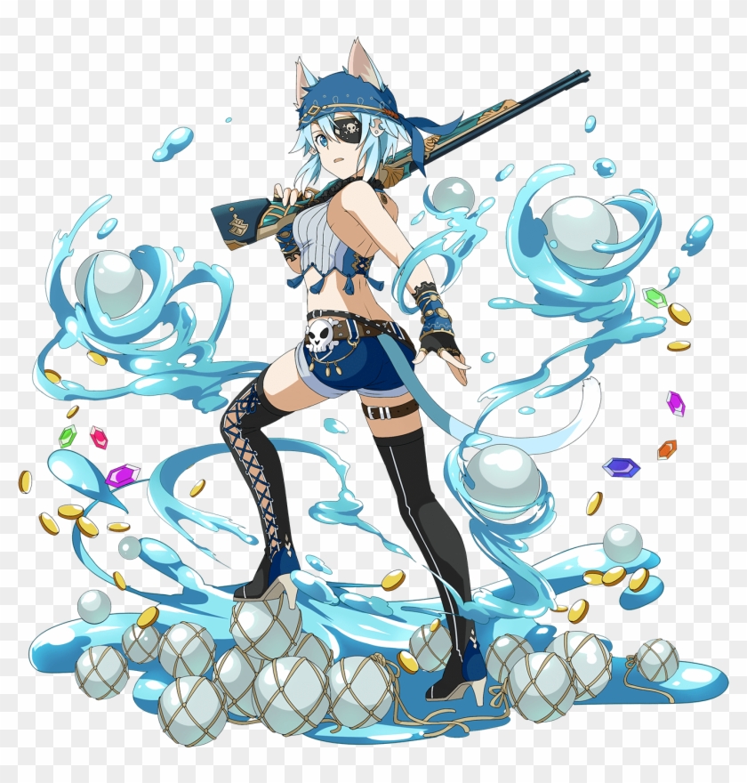 #sinon #kawaii #anime #cute #freetoedit - Sao Md Pirate Sinon Clipart