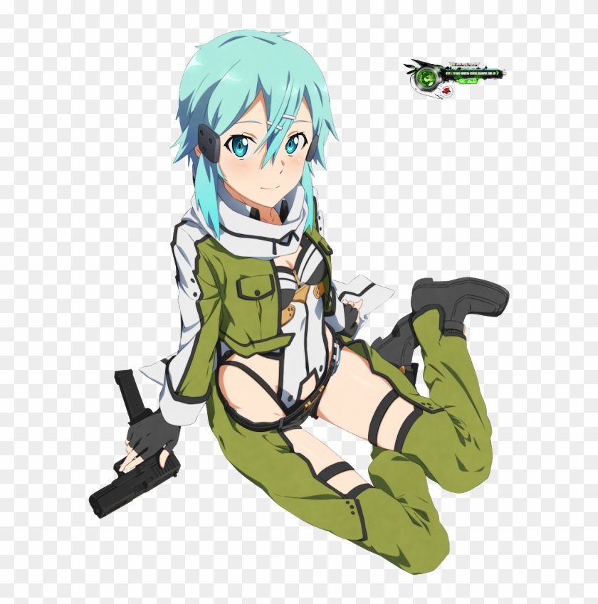 Also, You Will Recieve A New Party Member In Arc 3, - Sword Art Online Sinon Render Clipart #1950360