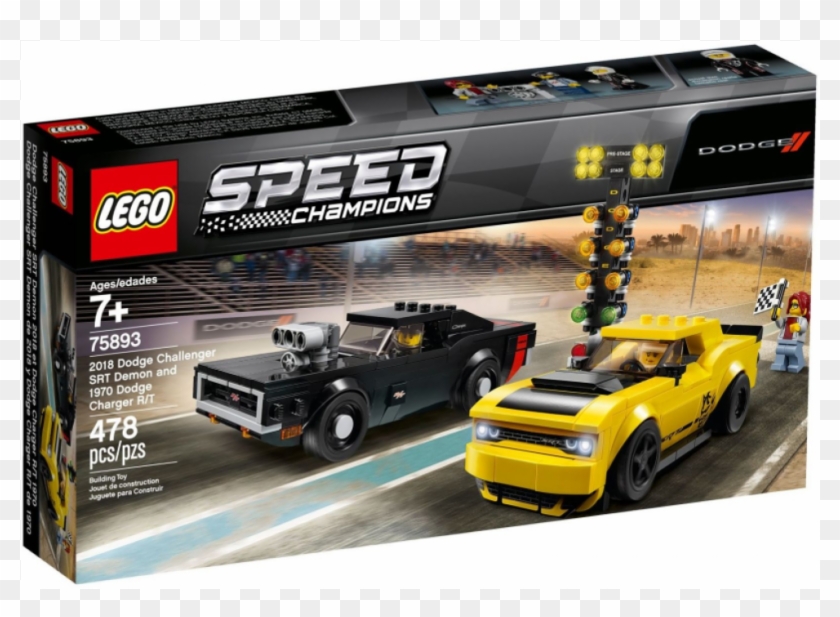 75893 1 - Lego Speed Champions Dodge Clipart