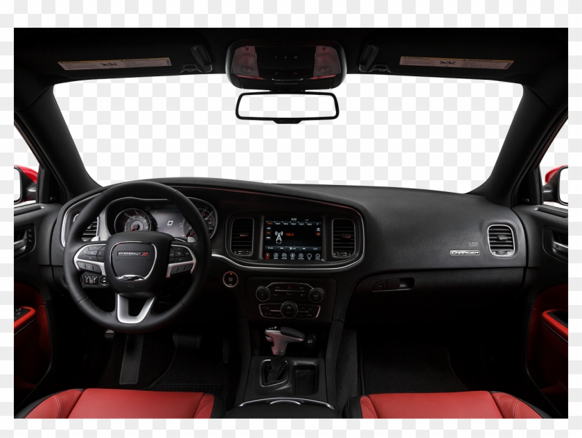 Interior Overview - Orange Dodge Charger 2018 Clipart