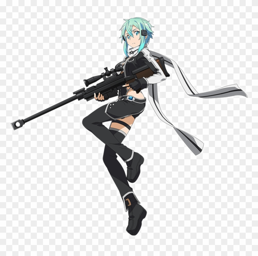 Sword Art Online Online Art Sinon Sao コード レジスタ シノン Clipart Pikpng