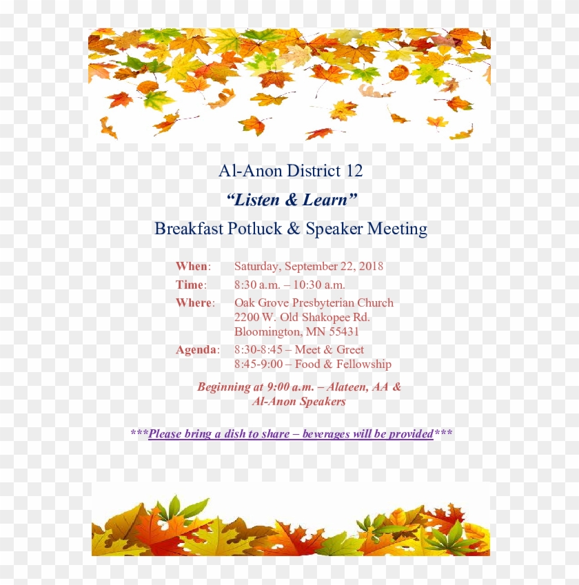 District 12 Breakfast Potluck & Speaker Meeting Sat - Natural Foods Clipart