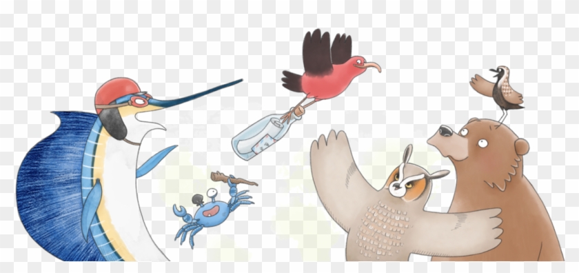 Message In A Bottle Childrens Book Clipart