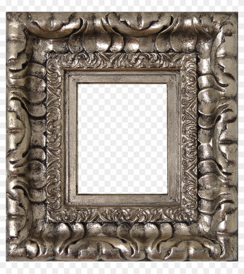 Png,silver Frame,silver,box,square Frame,free Pictures, - Portable Network Graphics Clipart