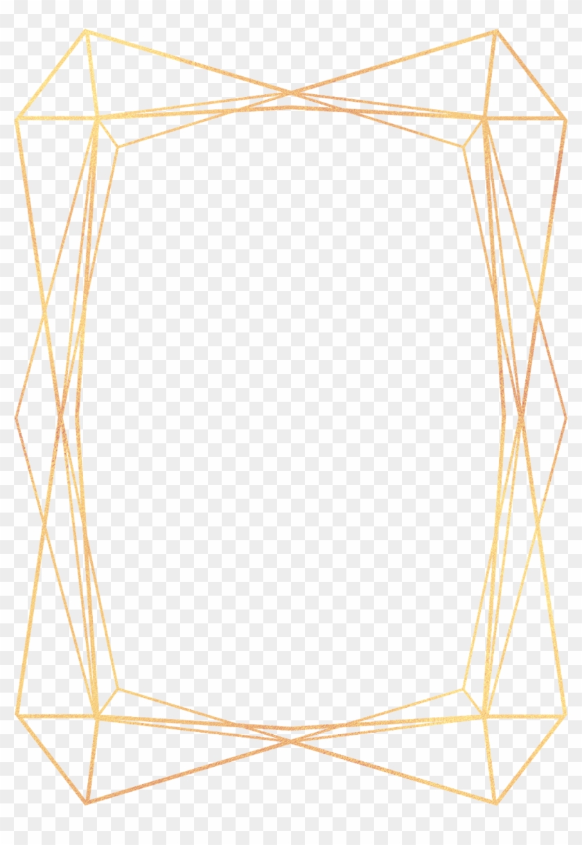 #frame #gold #geometric #frames #ftestickers Clipart #1951762