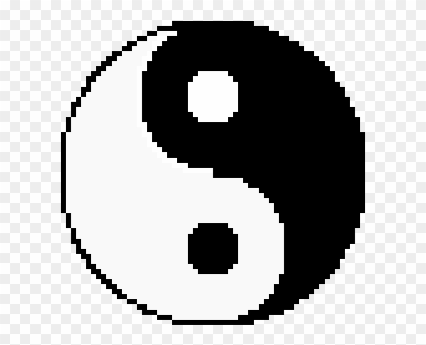 Complete - Pixel Art Yin And Yang Clipart #1952545