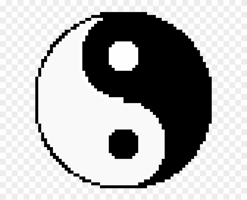 Complete - Pixel Art Yin And Yang Clipart