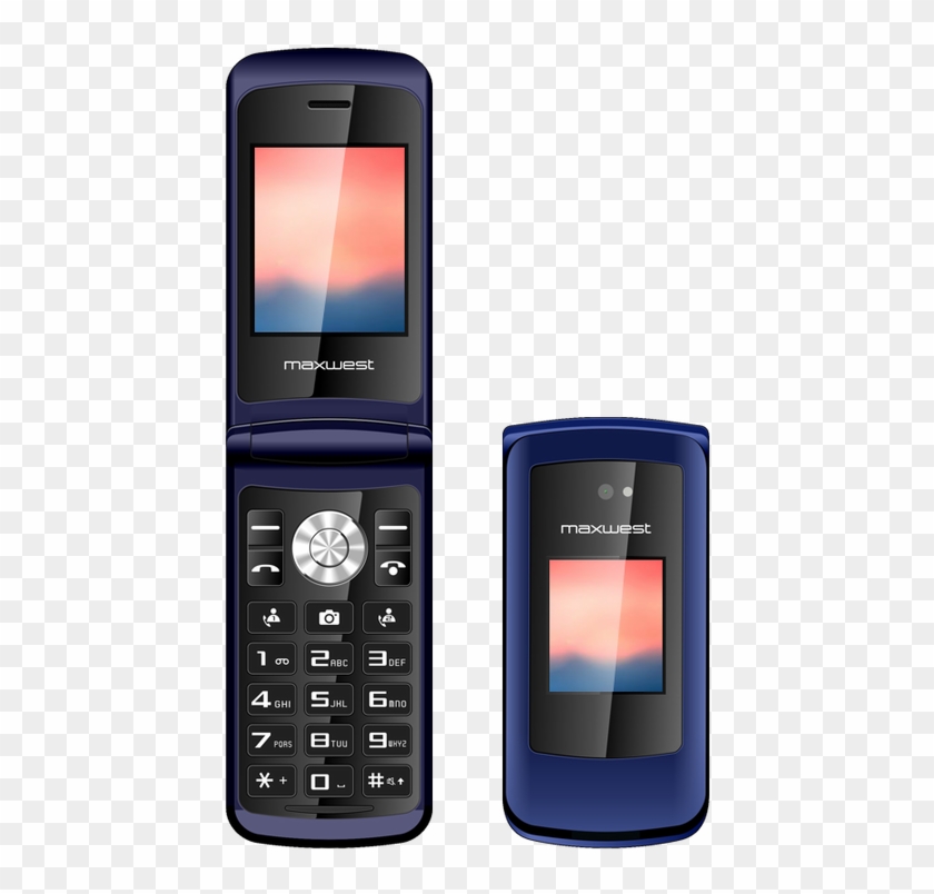 Flip Phone 3g Maxwest Vice Factory Unlocked Dual Lcd - Flip Phone Buttons Clipart