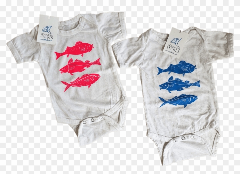 Baby 3 Fish Onesie - Briefs Clipart #1952760