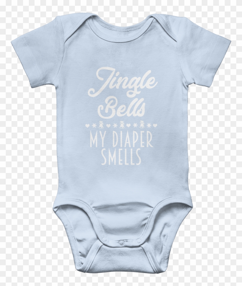 Jingle Bells My Diaper Smells ﻿classic Baby Onesie - Infant Bodysuit Clipart