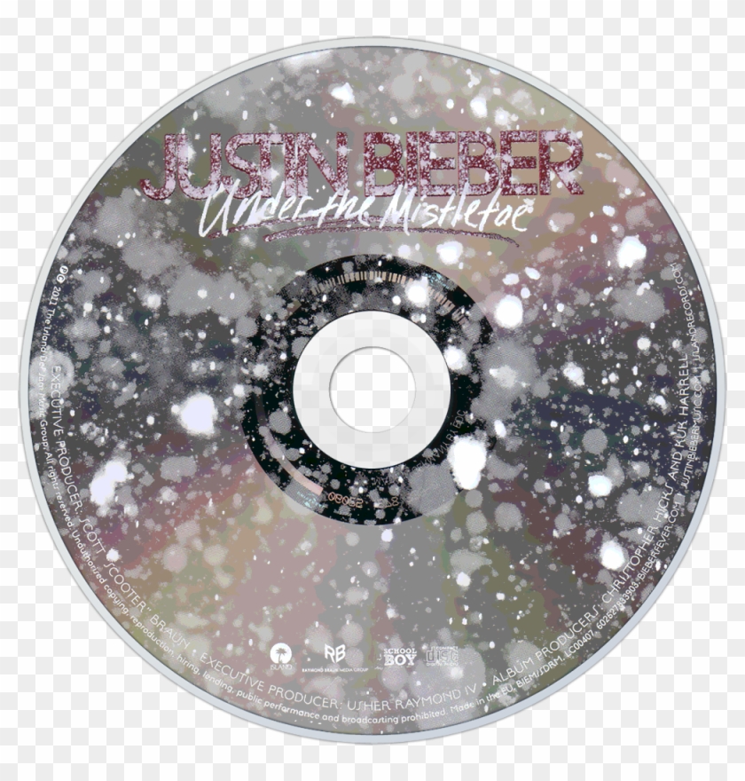 Justin Bieber Under The Mistletoe Cd Disc Image - Justin Bieber Under The Mistletoe Clipart