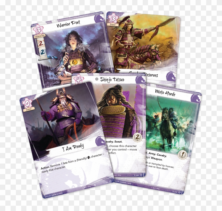 In This Preview, We Get A Look At The Unicorn Clan - Legend Of The Five Rings Border Clipart #1953683