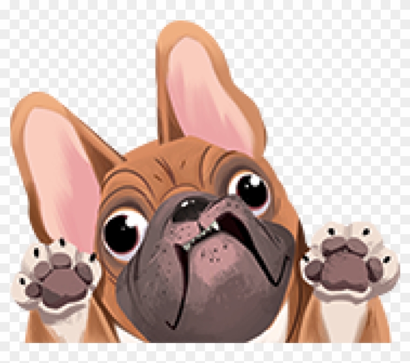 French Bulldog Car Decal Clipart #1953842