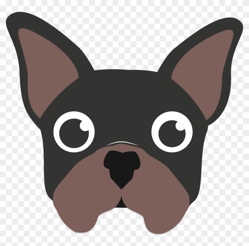 French Bulldog Cartoon Transparent Png Clipart #1953870