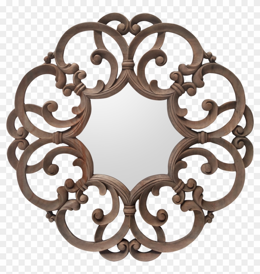 Woodcraft Mirror Frame - Zegar Ścienny Harmonia Clipart #1954056