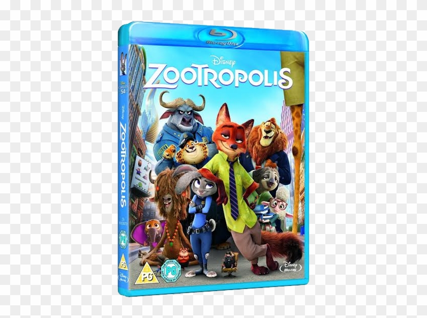 Download Digitally And Receive An Exclusive 'character - Zootopia Bluray Clipart #1954897