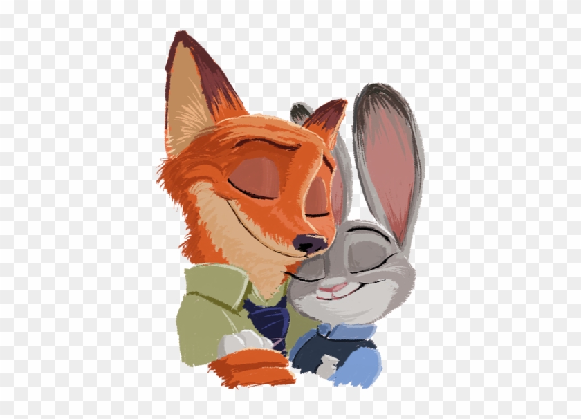 Art,арт,красивые Зоотопия,фэндомы,фурри - Nick And Judy Clipart