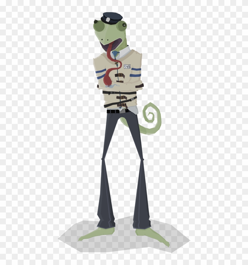 Chameleons Have Crazy Eyes - Figurine Clipart