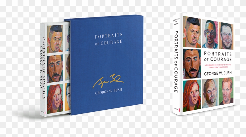 Autographed Portraits Of Courage - Portraits Of Courage Book Cover Clipart #1955186