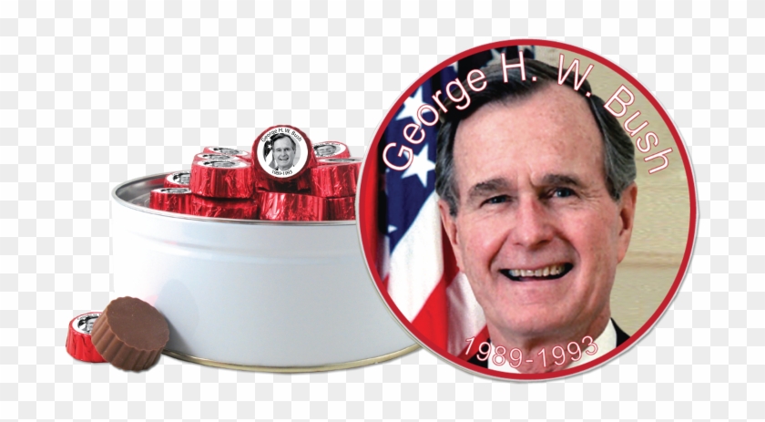 Bush President Tin With George H - George Hw Bush Clipart