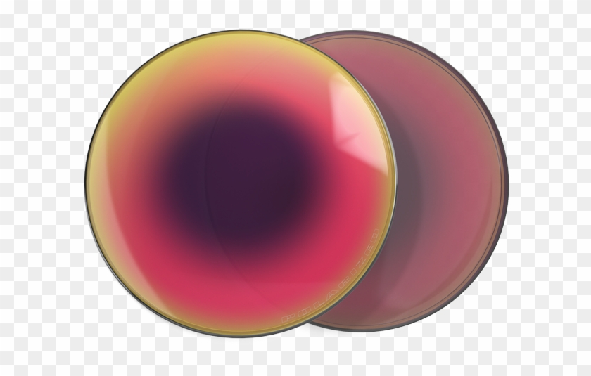 Positive Red Iridium Polarized Puck Image - Circle Clipart #1956098