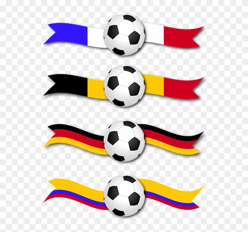 Banner, Soccer, Football, Ribbon, Country, France - Soccer Clip Art - Png Download
