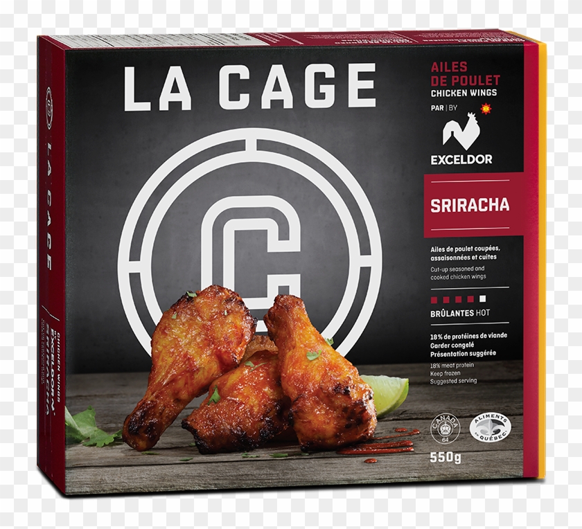 Frozen Food / Chicken Wings - Ailes De Poulet La Cage Aux Sports Clipart #1956932
