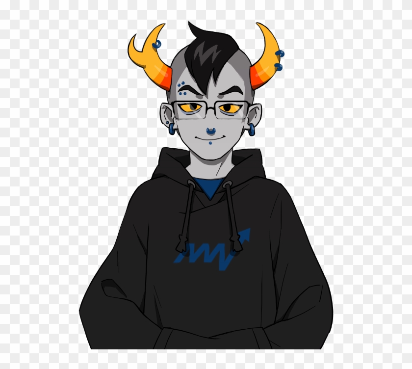Mallek W/ My Glasses And An Extra Lip Piercing Bc I - Mallek Hiveswap Clipart