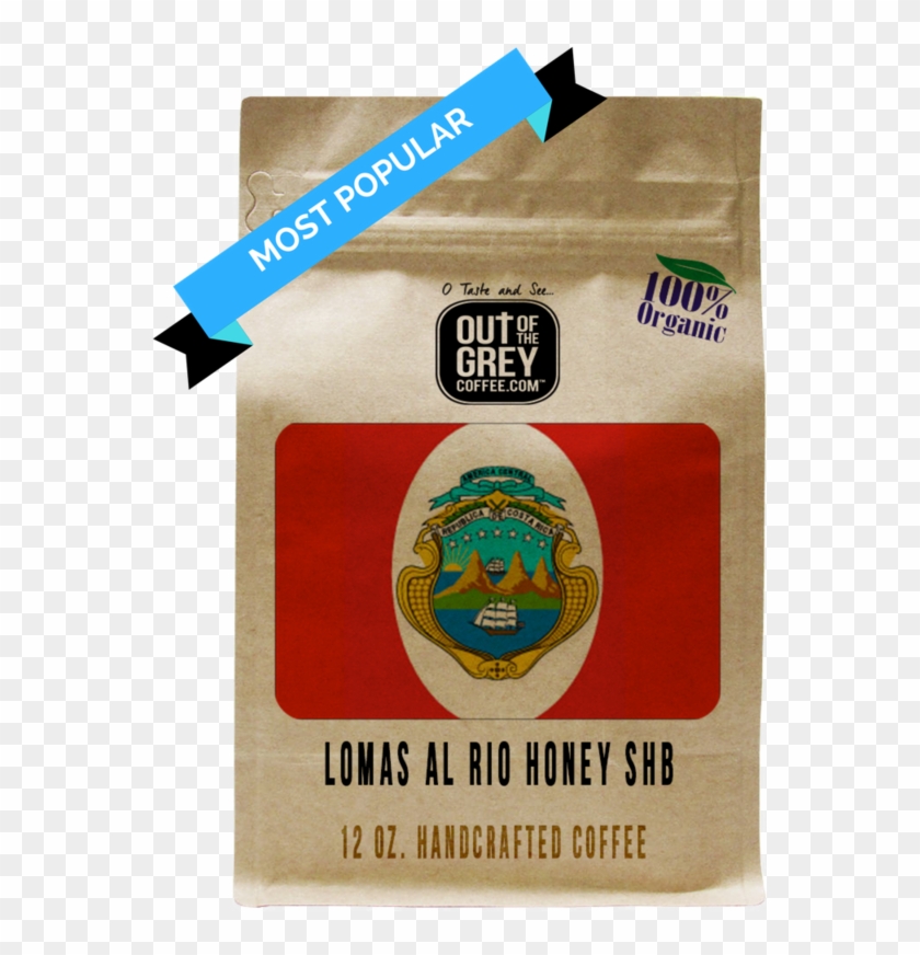 Out Of The Grey Logo Costa Rican - Coffee Clipart #1957385