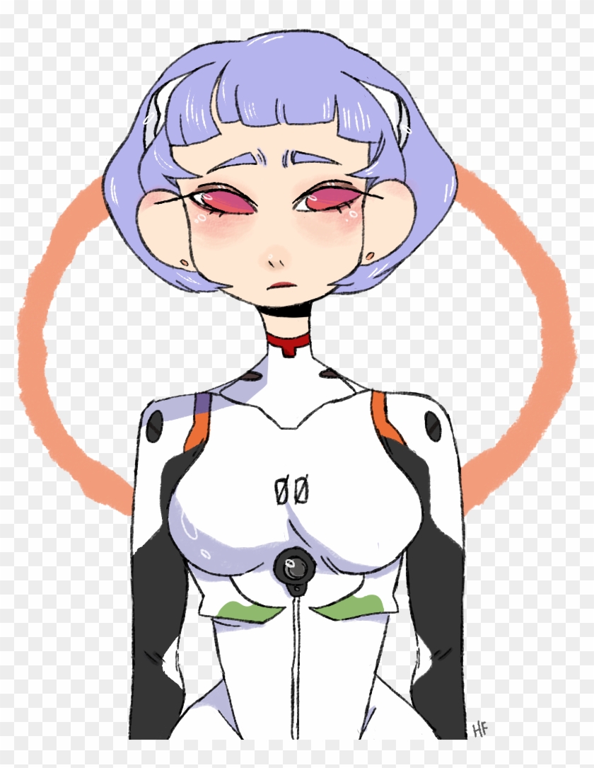 Rei Ayanami By Honeyfuru - Cartoon Clipart