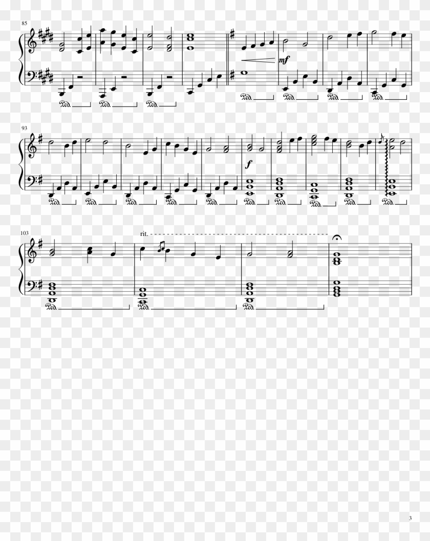 I Woke Up This Morning Sheet Music - Sheet Music Clipart #1957494