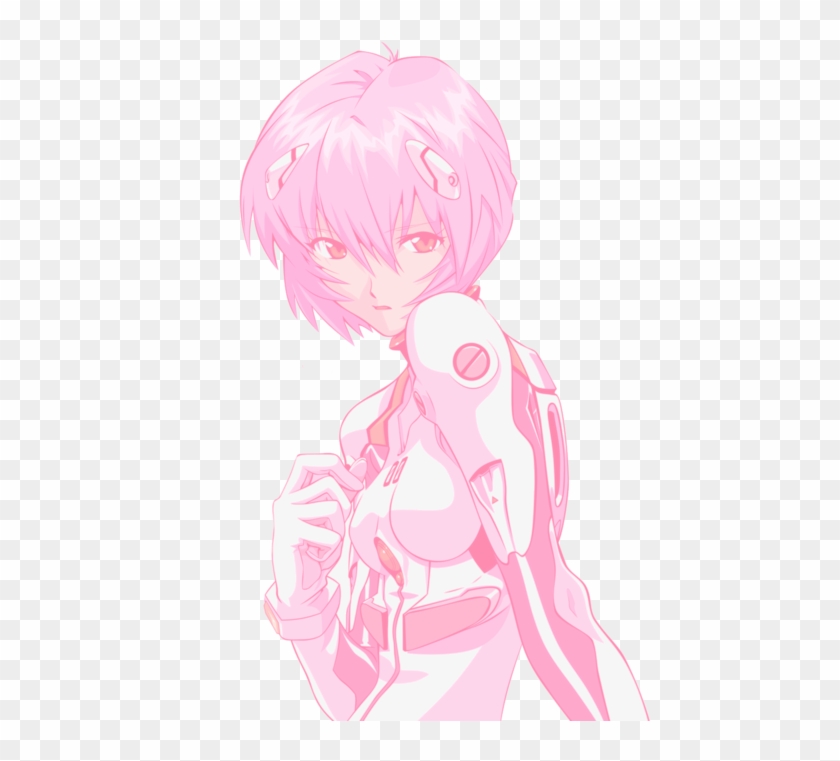 Mine Anime Pink Nge Rei Ayanami - Pink Rei Ayanami Clipart #1957665