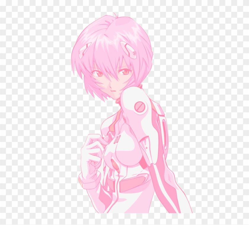 Mine Anime Pink Nge Rei Ayanami - Pink Rei Ayanami Clipart