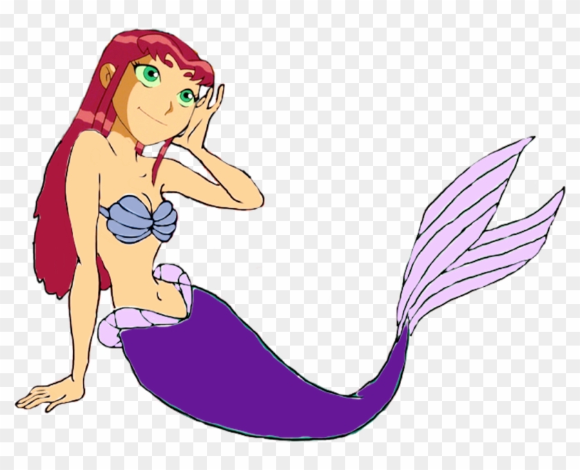 Starfire As A Mermaid - Sunset Shimmer As A Mermaid Clipart