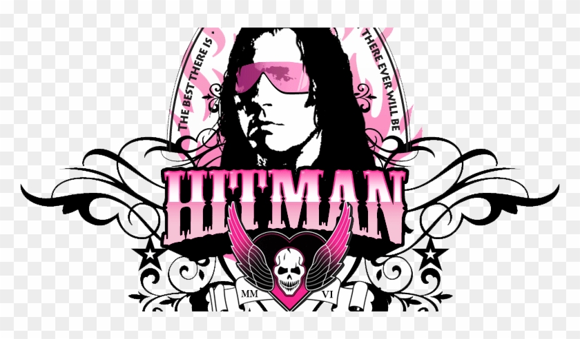 Pro Wrestling Resource - Bret The Hitman Hart Logo Clipart
