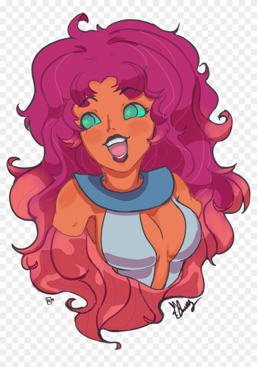 I Made Starfire Also For The Con C - Cartoon Clipart #1958038