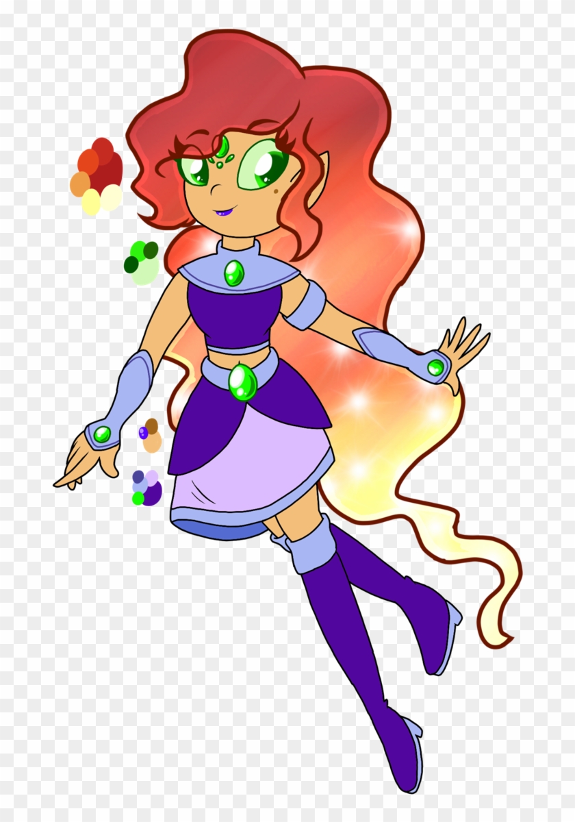 Here Is Starfire In My Style Clipart #1958305