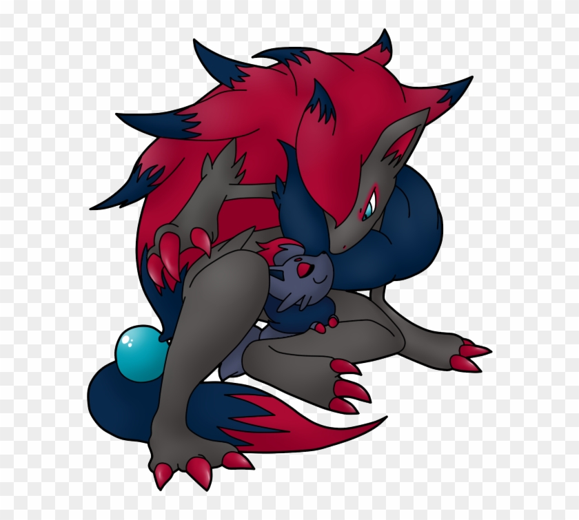 Zorua & Zoroark - Female Zoroark Pokemon Zorua Clipart