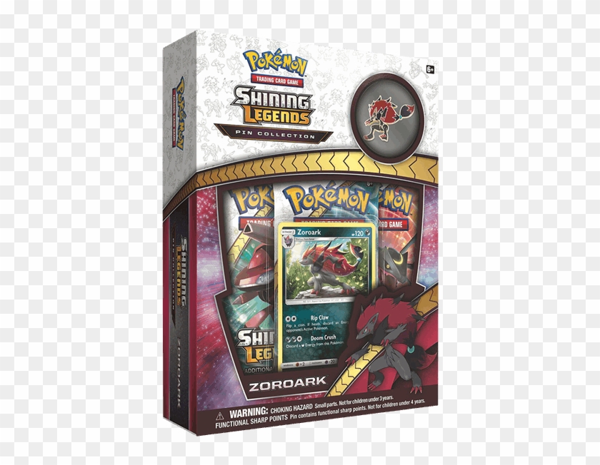 Zoroark Shining Legends Pin Collection Clipart