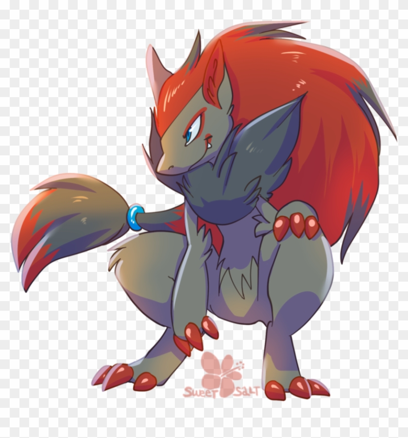 View Zoroark By Sweet Salt-d9pq3p5 , , Png Download Clipart