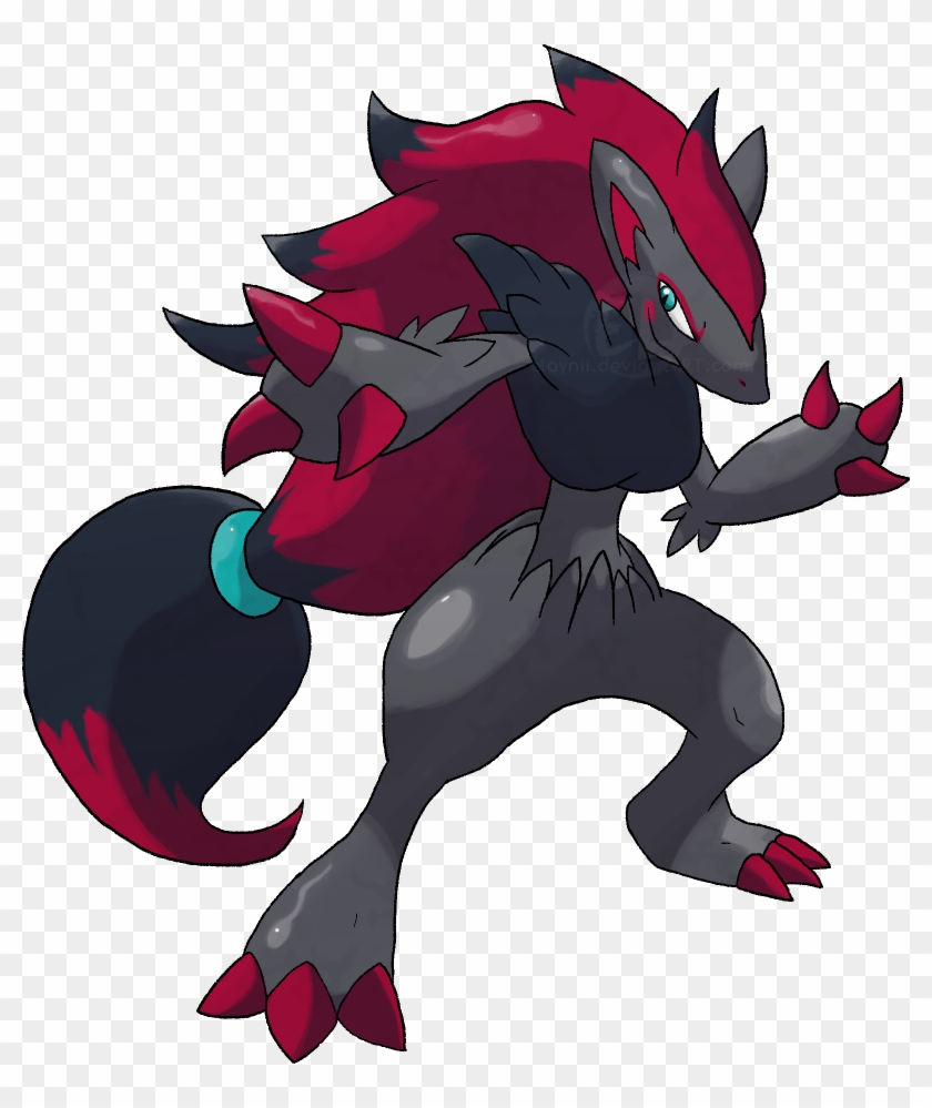 If It Come Up Here, I Got Six Fists Waiting For It - Pokemon Zoroark Png Clipart
