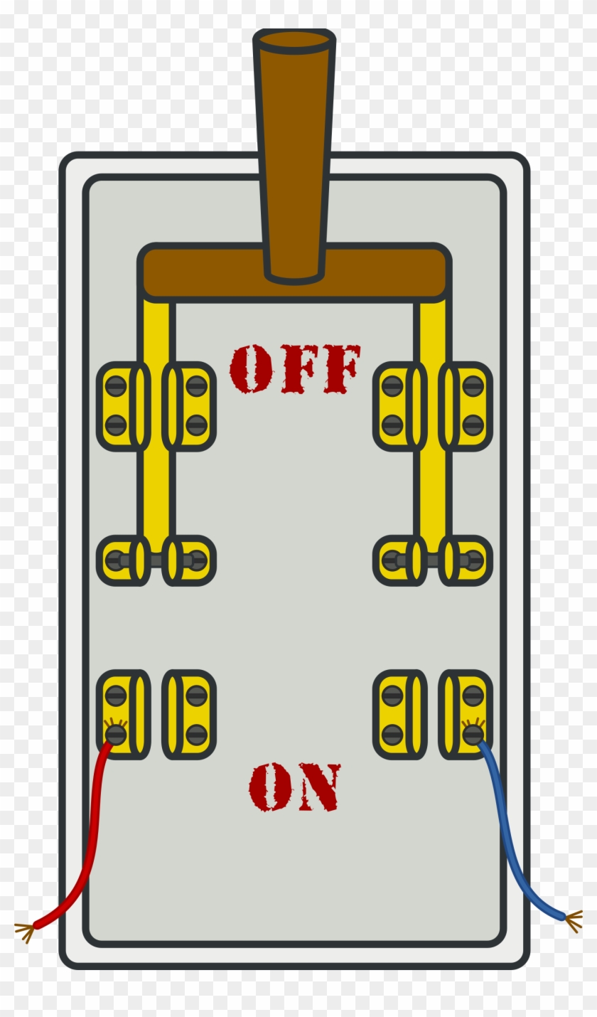 This Free Icons Png Design Of Knife Switch Off - Electricity Power Switch Clipart #1959196