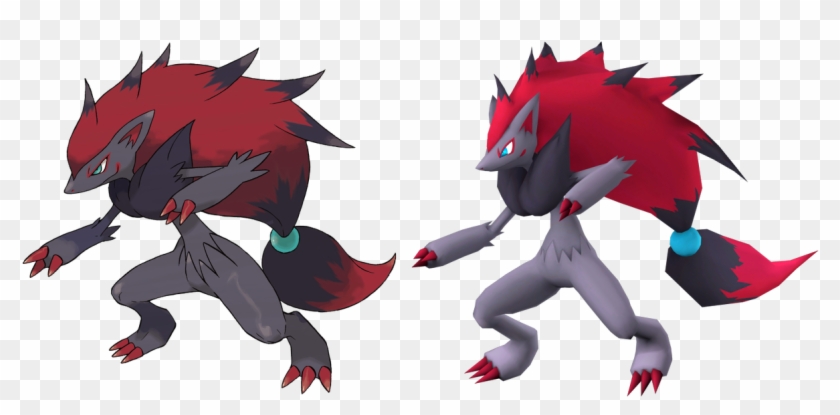 Pictochat - Legendary Black And Red Pokemon Clipart