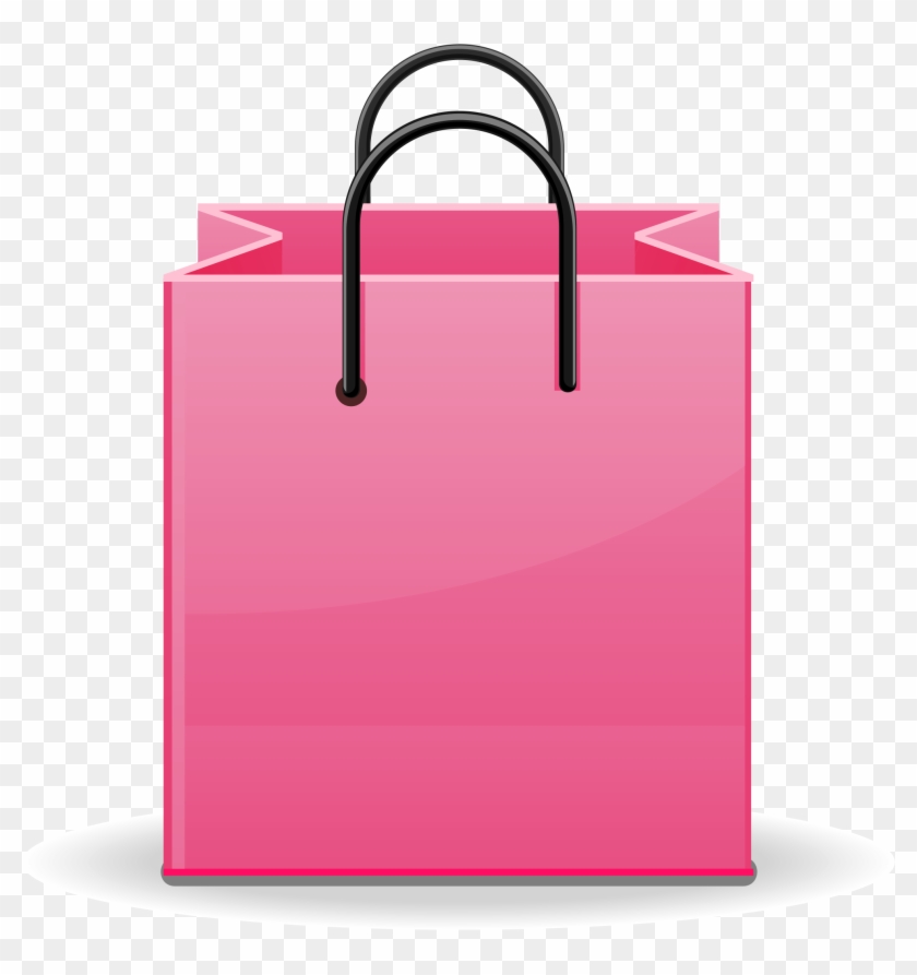 Reusable Shopping Transprent Png Free Download Pink - Transparent Pink Shopping Bag Clipart