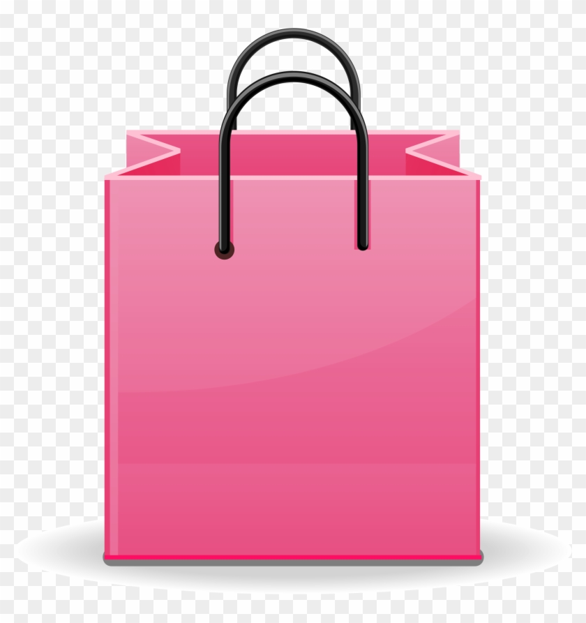 Reusable Shopping Transprent Png Free Download Pink - Transparent Pink Shopping Bag Clipart #1959337